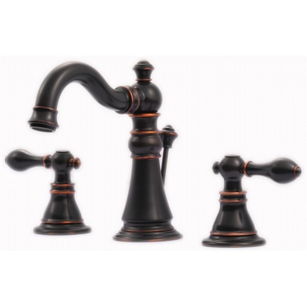 Templeton Two-Handle Oil Rubbed Bronze Lavatory Faucet With Pop-Up D TE2595627